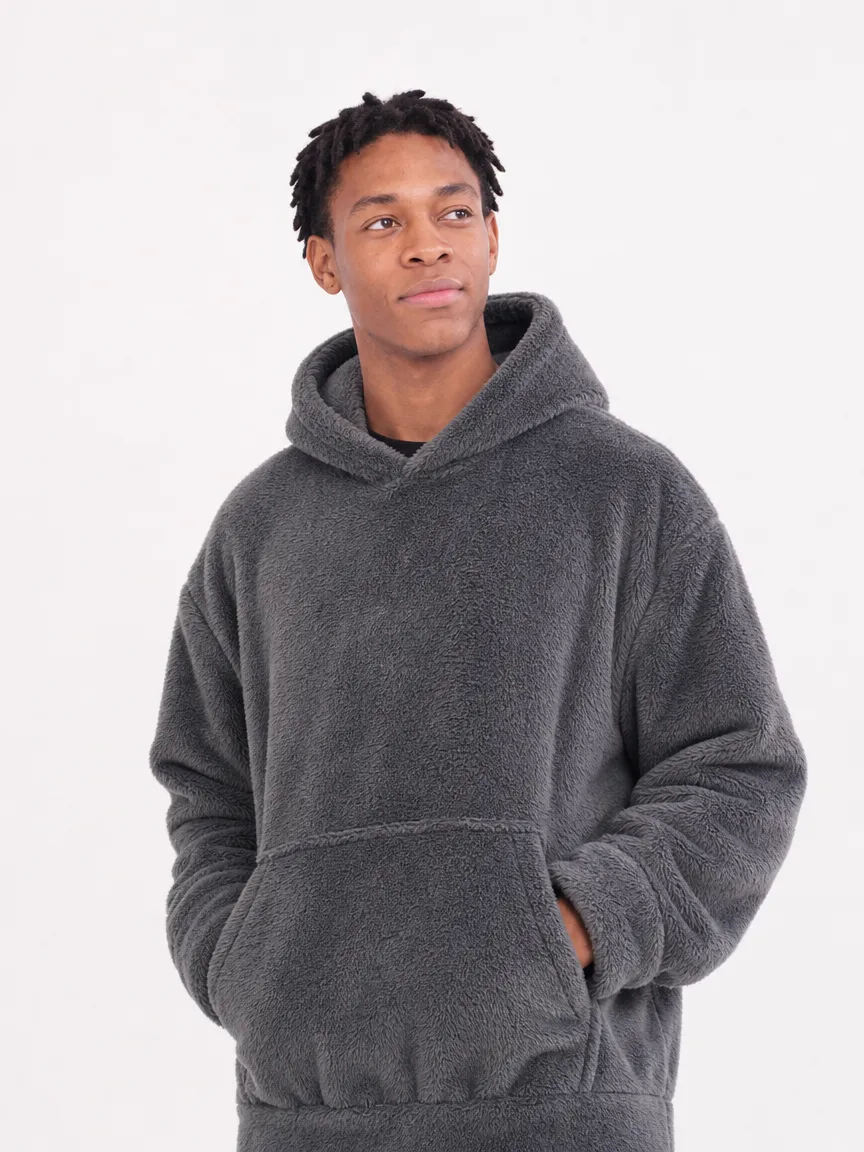 Buzo saco Cobija Gigante Overside Unisex Sencillo Adulto Hoodie