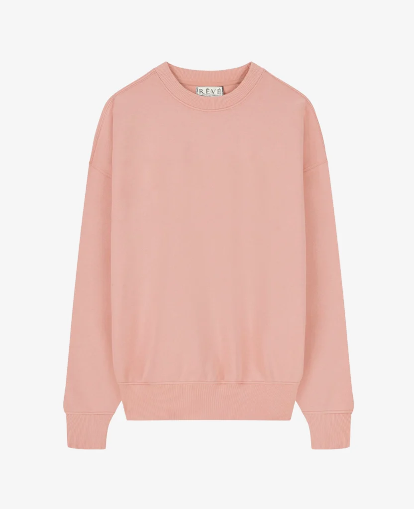 buzo oversize unisex rosado
