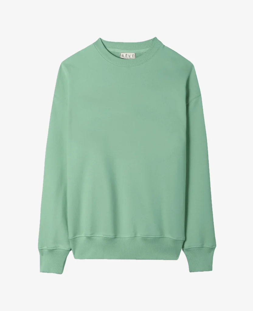 buzo oversize unisex verde