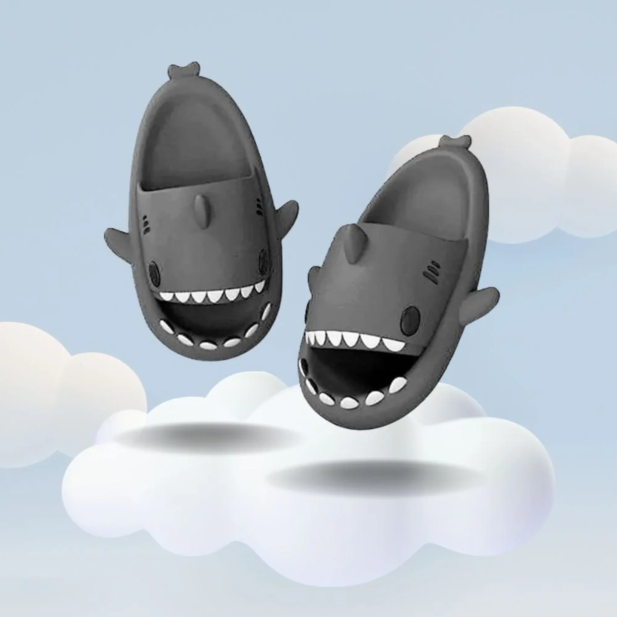 Chanclas-shark-negro